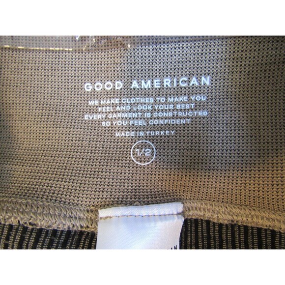 Good American Brown Camel Seamless Compression UV Protection Leggings SZ 1/2 NWT - Picture 7 of 8